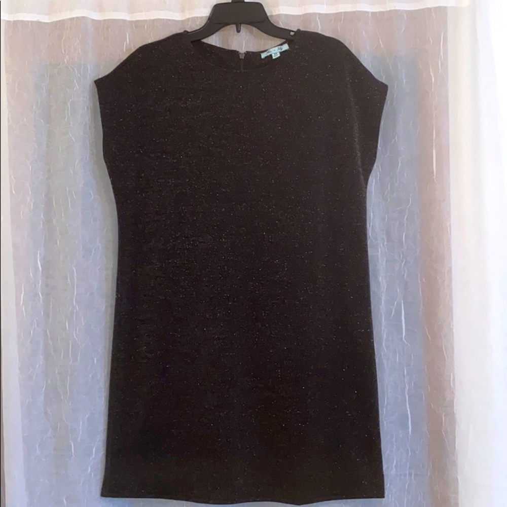 Black glittery dress